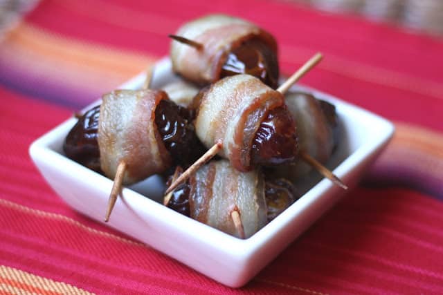 Kid-Approved Balsamic Glazed Bacon Wrapped Dates Appetizer